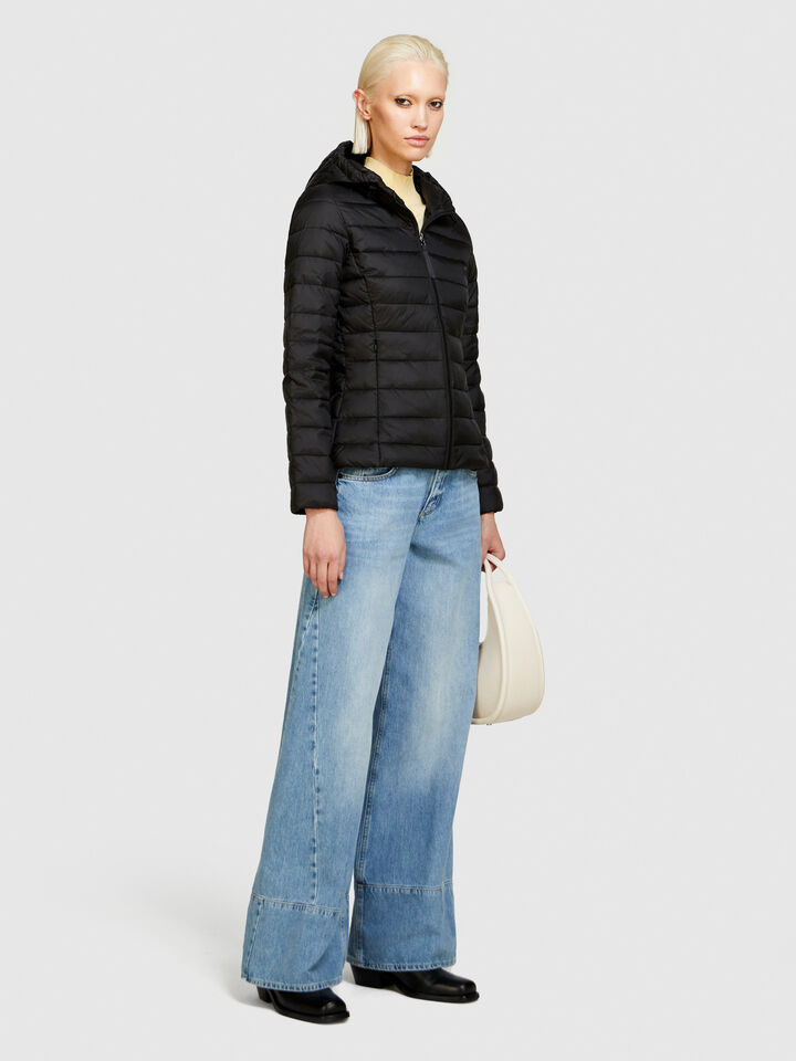 Padded slim comfort fit jacket - women's puffer jackets and coats - Black | Sisley image number 2